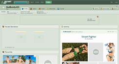 Desktop Screenshot of budbundy420.deviantart.com
