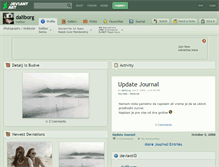Tablet Screenshot of daliborg.deviantart.com