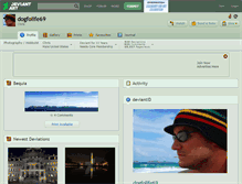 Tablet Screenshot of dogfolife69.deviantart.com