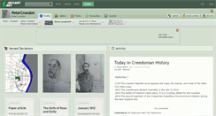 Desktop Screenshot of petercreedon.deviantart.com