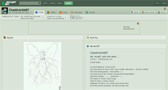 Desktop Screenshot of chaoticartist87.deviantart.com