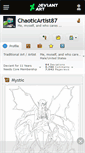 Mobile Screenshot of chaoticartist87.deviantart.com