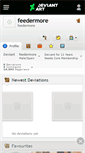 Mobile Screenshot of feedermore.deviantart.com