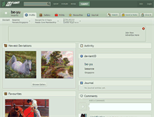 Tablet Screenshot of be-yu.deviantart.com