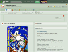 Tablet Screenshot of lovecherrypop.deviantart.com