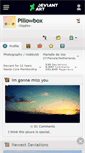 Mobile Screenshot of pillowbox.deviantart.com