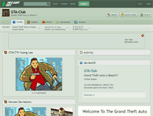 Tablet Screenshot of gta-club.deviantart.com