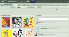 Desktop Screenshot of mirrormaster.deviantart.com