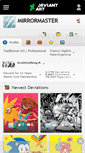 Mobile Screenshot of mirrormaster.deviantart.com