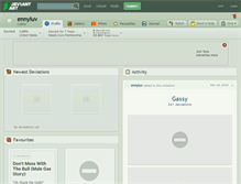 Tablet Screenshot of ennyluv.deviantart.com
