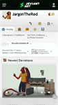 Mobile Screenshot of jargonthered.deviantart.com