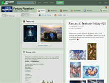 Tablet Screenshot of fantasy-fanatics.deviantart.com