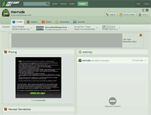 Tablet Screenshot of mavruda.deviantart.com