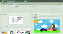 Desktop Screenshot of is-a-cat.deviantart.com