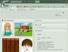 Tablet Screenshot of chsxf.deviantart.com