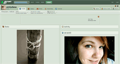 Desktop Screenshot of emilydiane.deviantart.com