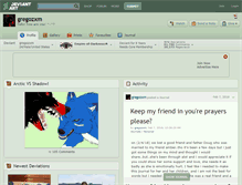 Tablet Screenshot of gregozxm.deviantart.com