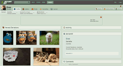 Desktop Screenshot of enxs.deviantart.com