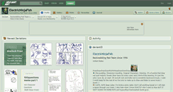 Desktop Screenshot of electricninjafish.deviantart.com