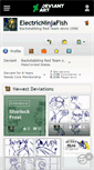 Mobile Screenshot of electricninjafish.deviantart.com