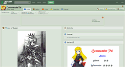 Desktop Screenshot of commandertai.deviantart.com