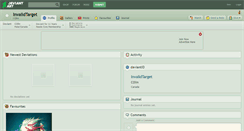 Desktop Screenshot of invalidtarget.deviantart.com