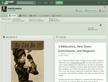 Tablet Screenshot of meritcomics.deviantart.com