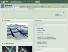 Tablet Screenshot of ghostbyte.deviantart.com