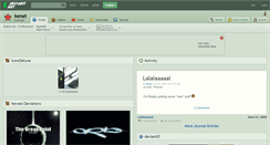 Desktop Screenshot of kenet.deviantart.com