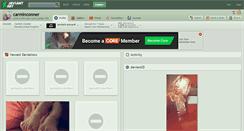 Desktop Screenshot of carminconner.deviantart.com