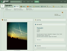 Tablet Screenshot of happyglon.deviantart.com