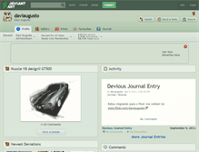 Tablet Screenshot of daviaugusto.deviantart.com