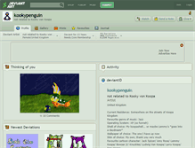 Tablet Screenshot of kookypenguin.deviantart.com