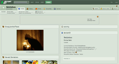 Desktop Screenshot of betzieboo.deviantart.com