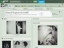 Tablet Screenshot of ankl.deviantart.com