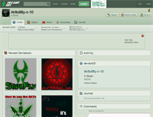 Tablet Screenshot of mrbobby-x-10.deviantart.com