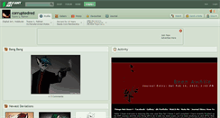 Desktop Screenshot of corruptedred.deviantart.com