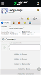 Mobile Screenshot of loopy-lupi.deviantart.com