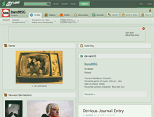 Tablet Screenshot of banditsg.deviantart.com