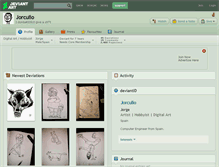 Tablet Screenshot of jorculio.deviantart.com