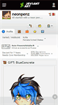 Mobile Screenshot of neonpenz.deviantart.com