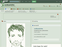 Tablet Screenshot of cardboardcities.deviantart.com