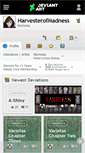 Mobile Screenshot of harvesterofmadness.deviantart.com