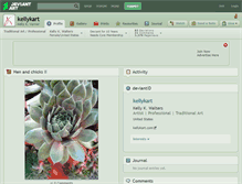Tablet Screenshot of kellykart.deviantart.com