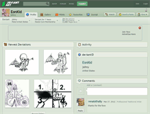 Tablet Screenshot of eonkid.deviantart.com
