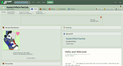 Desktop Screenshot of hunterxwitch-fanclub.deviantart.com