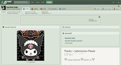 Desktop Screenshot of kuromi-club.deviantart.com