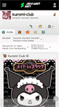 Mobile Screenshot of kuromi-club.deviantart.com