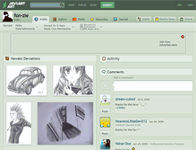 Tablet Screenshot of fon-zie.deviantart.com