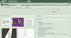 Desktop Screenshot of gojiraxyz.deviantart.com